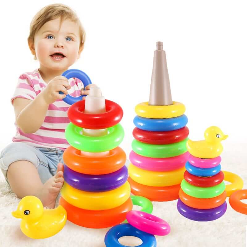 צעצוע מגדל טבעות לתינוקות