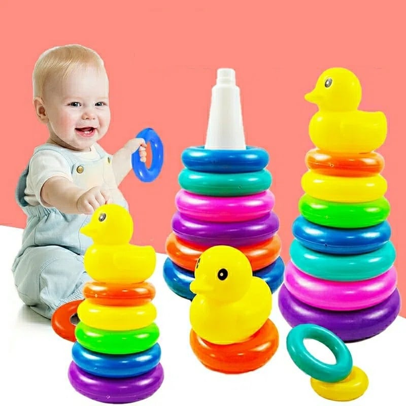 צעצועי תינוקות - מגדל טבעות לילדים