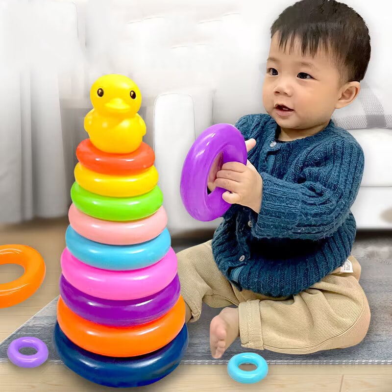 צעצועי תינוקות - מגדל טבעות לילדים