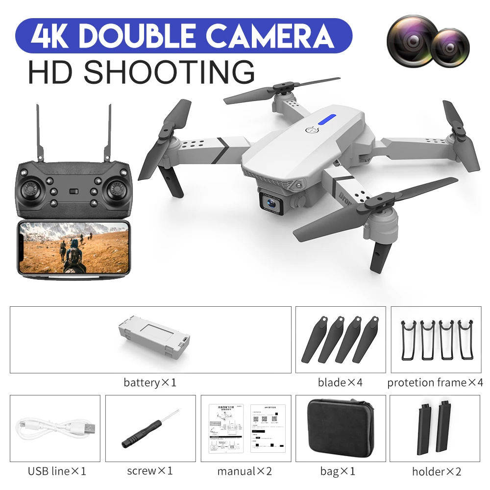 Dual4K Bag 1B White