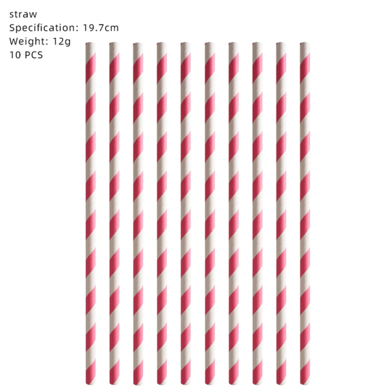 10pcs straws