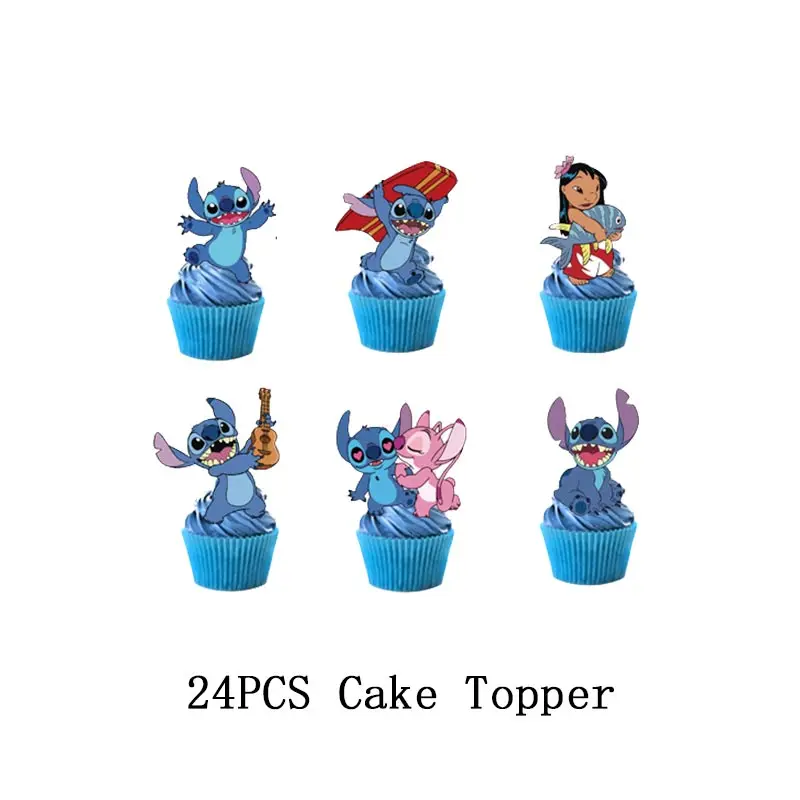 24pcs cake topper