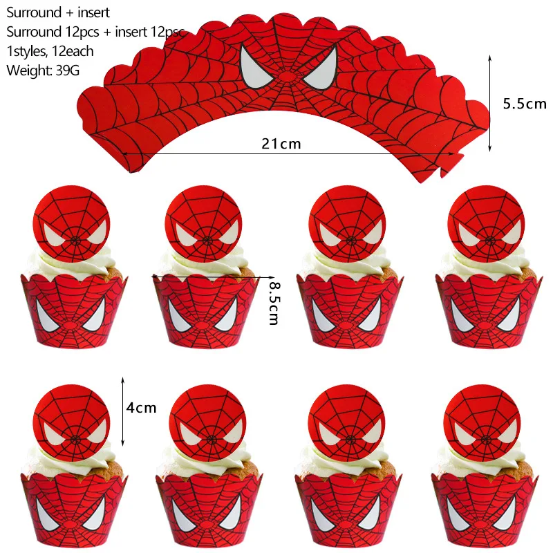 Cake Decor -24pcs