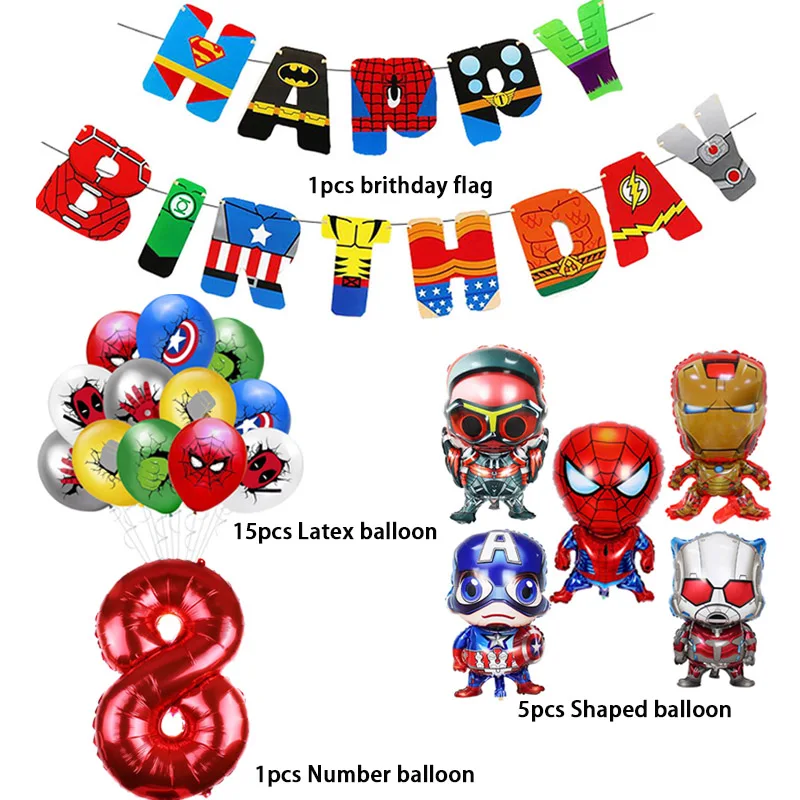 8 balloon flag 22pcs