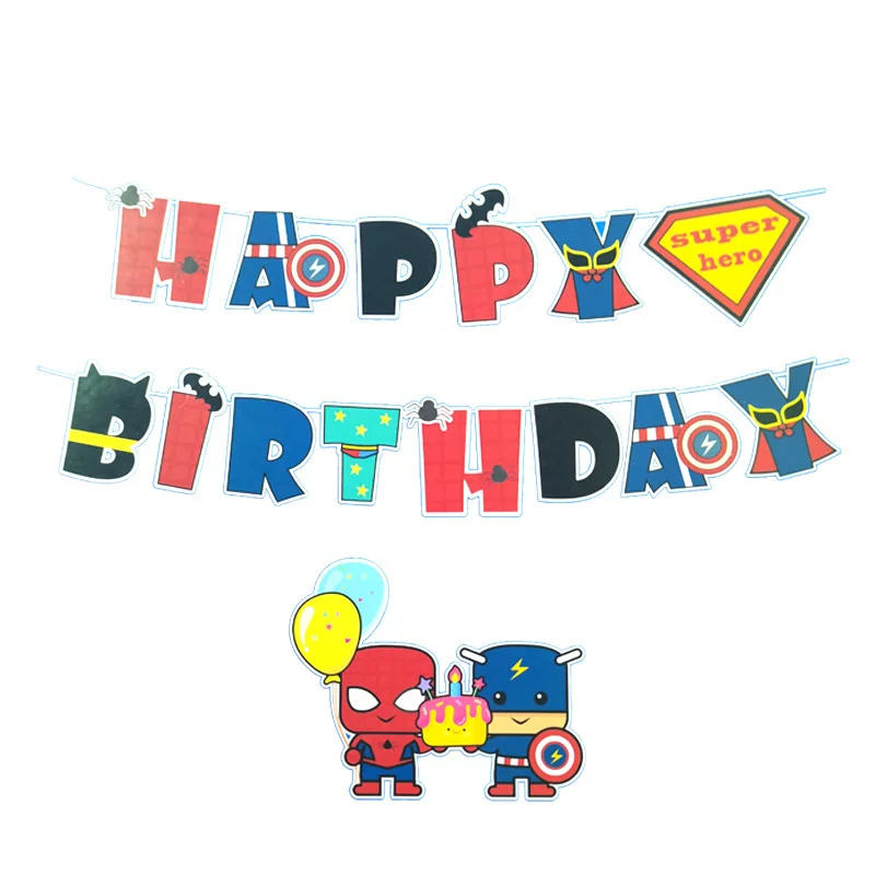 Birthday Flag B 1pcs