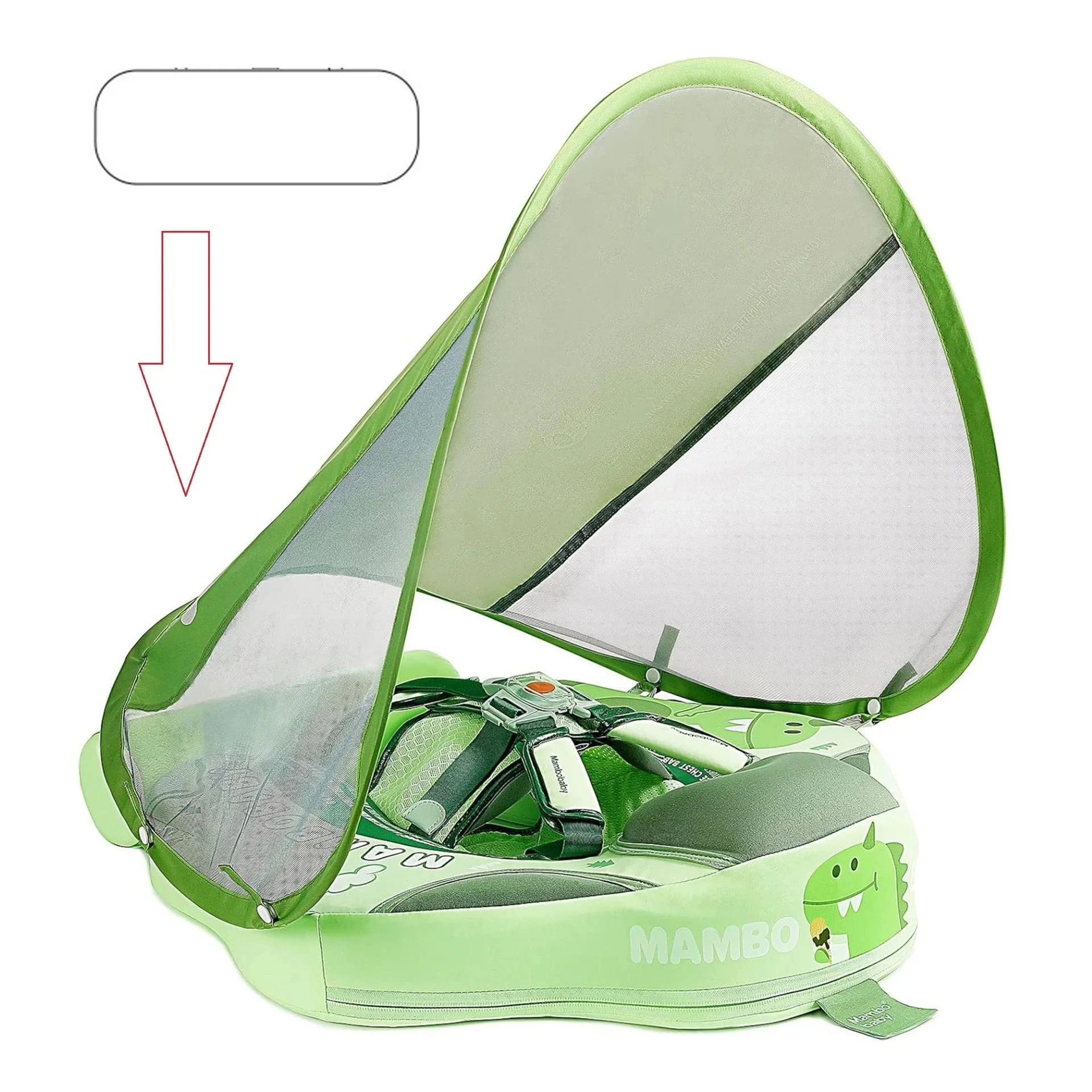 H Dinosaur Green