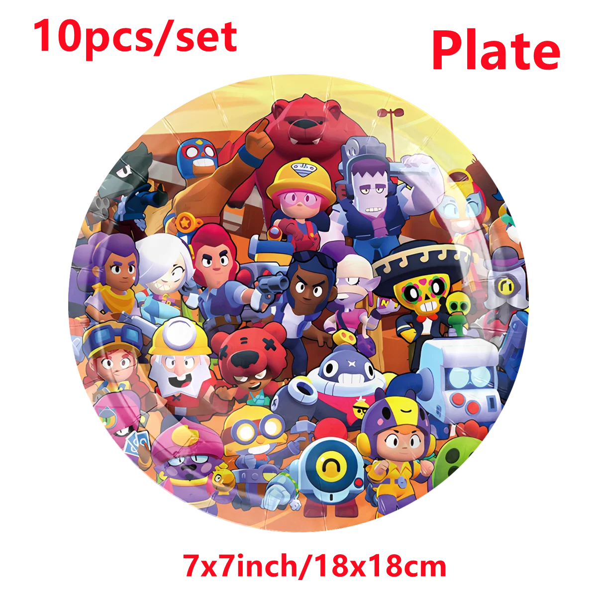 10pcs plate